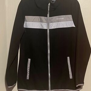 Reebok Mens Black and Gray Fleece